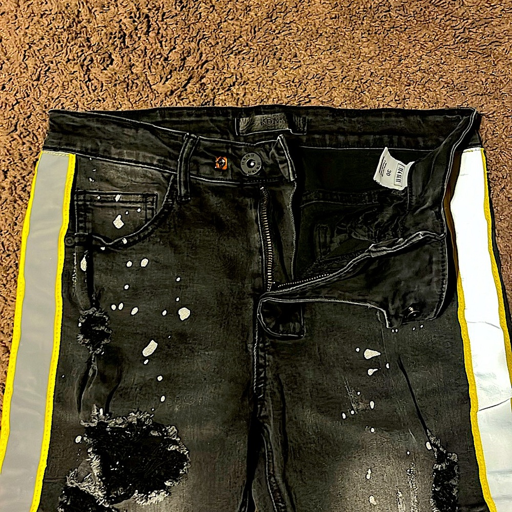 "hazard" Black Denim Jeans